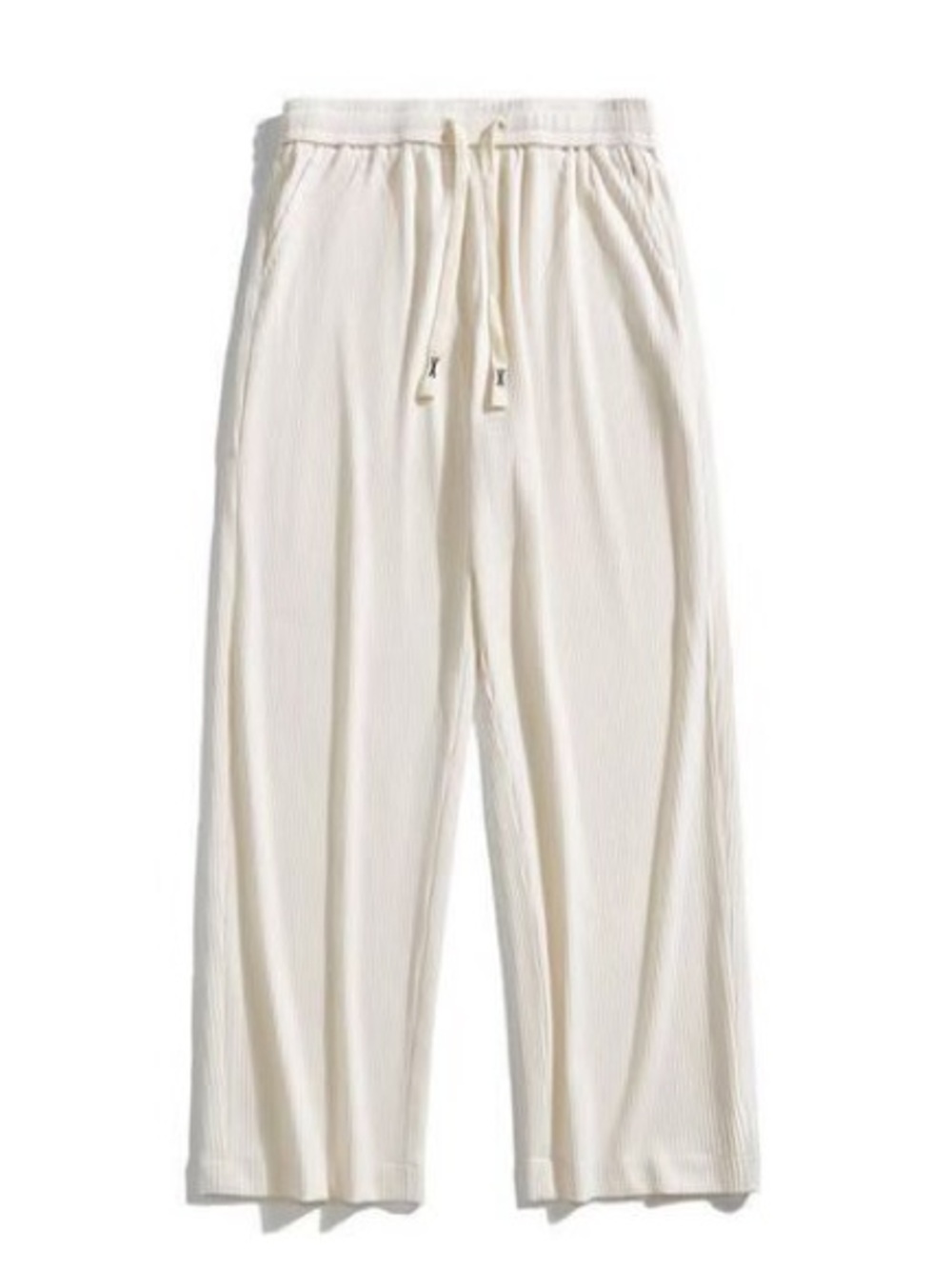 Men's Plus Size Casual Drawstring Wide Leg Pants - Picture 4 of 4
